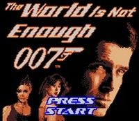 une photo d'Ã©cran de 007 Le Monde Ne Suffit Pas sur Nintendo Game Boy Color